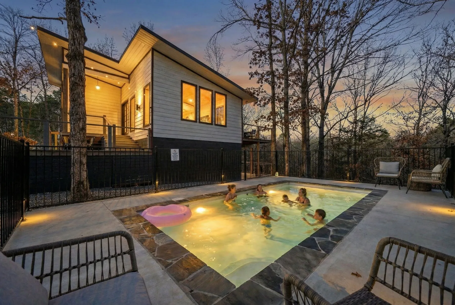 Poolin in the Pines